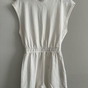 Zara  Cream Sleeveless Romper
